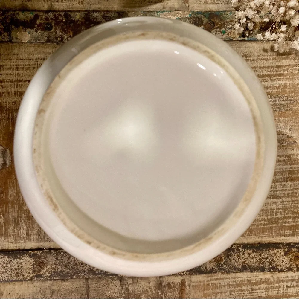 9” Tall Vintage Ceramic Canister Floral Container Storage Grandmacore Kitchen - Picture 8 of 15